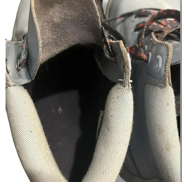 Timberland Junior Girls Sz 7 6” Premium WP Baby Blue Shine 1991A Leather Floral - Picture 15 of 15